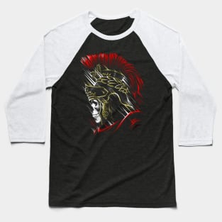 Roman Skull Baseball T-Shirt